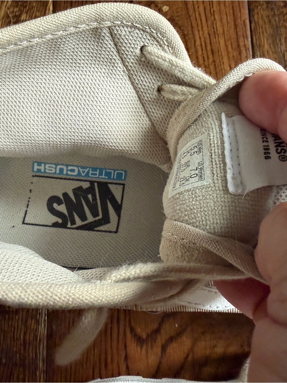 VAN SKA-HI CENTRY PLAID UNISEX SNEAKERS SIZE 5.5 - Picture 9 of 10